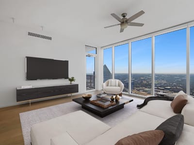 Kitchen at 301 West Ave Unit #4607 - 2 bed 2 bath home