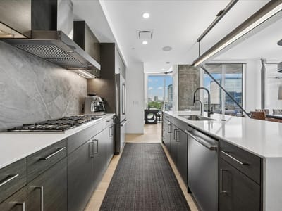 Kitchen at 301 West Ave Unit #1004 - 2 bed 2 bath home