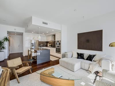 Living area at 301 West Ave Unit #2105 - 2 bed 1 bath home