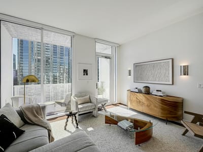 Kitchen at 301 West Ave Unit #2105 - 2 bed 1 bath home