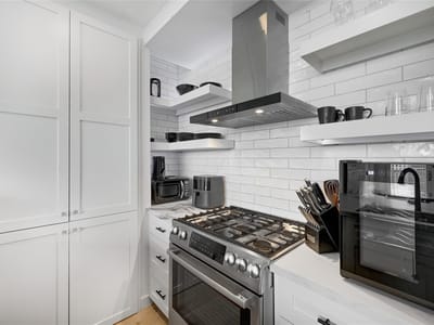Primary bedroom at 301 West Ave Unit #2201 - 2 bed 2 bath home
