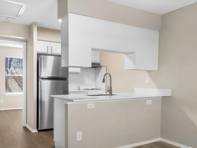 Living area at 3012 Whisper Oaks LN Unit #J - 1 bed 1 bath home