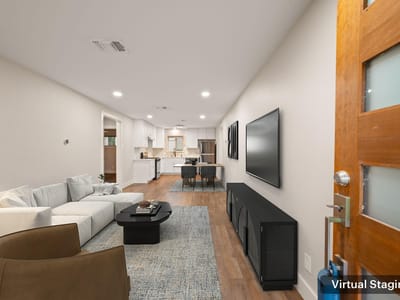 Living area at 3015 Burning Oak Dr Unit #2 - 2 bed 2 bath home