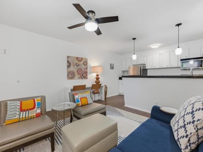 Living area at 304 E 33rd St Unit #11 - 1 bed 1 bath home