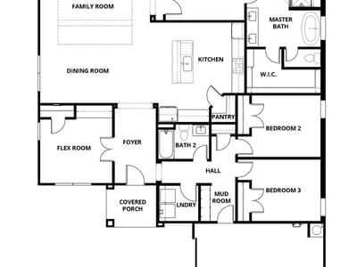 Living area at 305 Kanarra Creek Rd - 3 bed 2 bath home