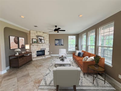 Living area at 306 Danish DR Unit #12 - 4 bed 3 bath home