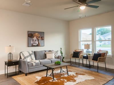 Primary bedroom at 306 String Prairie Way - 3 bed 2 bath home