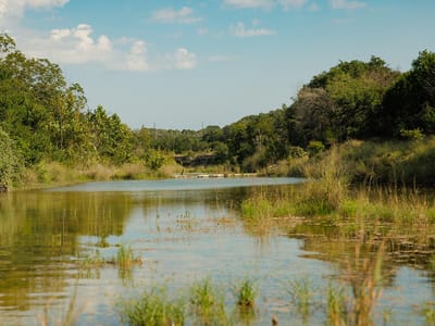 View with waterfront views at 3067 Ranch Road 1888 - None, Blanco, TX