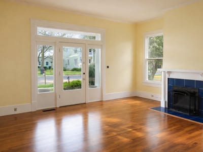 Primary bedroom at 307 Burleson St - 4 bed 2 bath home