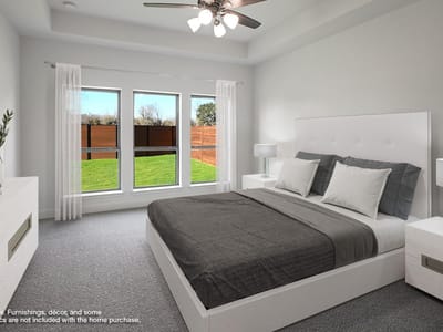 Primary bedroom at 307 Foxfire Cv - 4 bed 3 bath home