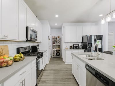 Primary bedroom at 307 Watercourse Way - 3 bed 2 bath home