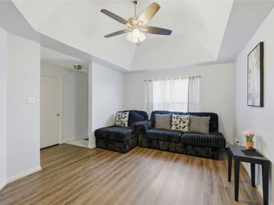 Living area at 310 Raintree DR - 2 bed 1 bath home