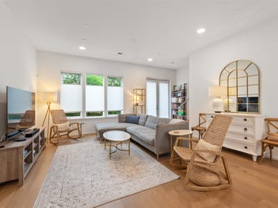 Living area at 3100 Menchaca Rd Unit #27 - 3 bed 3 bath home