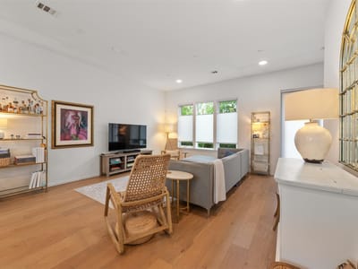 Primary bedroom at 3100 Menchaca Rd Unit #27 - 3 bed 3 bath home
