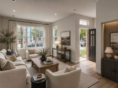 Living area at 3101.5 Neal ST - 4 bed 2 bath home
