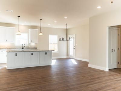 Primary bedroom at 311 String Prairie Way - 3 bed 2 bath home