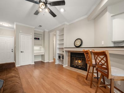 Living area at 3111 Tom Green ST Unit #208 - 2 bed 2 bath home