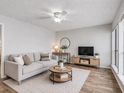 Living area at 3115 Helms ST Unit #210 - 2 bed 2 bath home