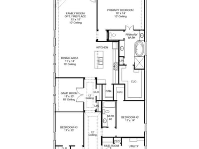 Primary bedroom at 3125 Holy HL - 4 bed 3 bath home