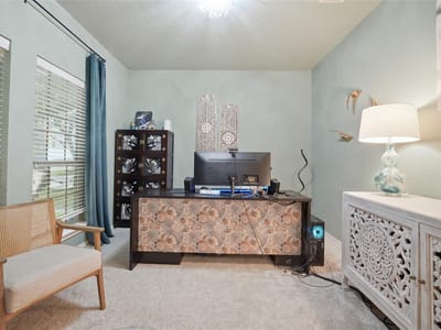 Primary bedroom at 313 Brook Shadow - 3 bed 3 bath home