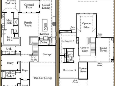 Living area at 313 Ridgewell Loop - 4 bed 3 bath home