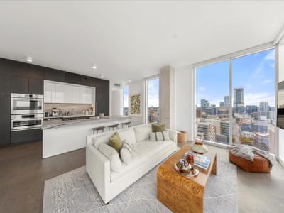 Kitchen at 313 W 17th St Unit #2405 - 1 bed 2 bath home