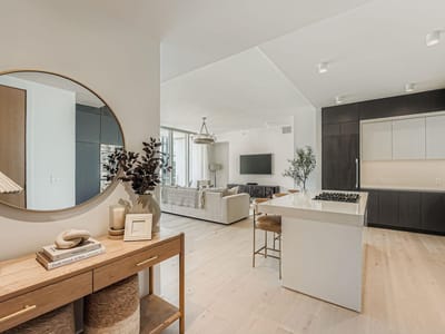 Kitchen at 313 W 17th St Unit #1404 - 2 bed 2 bath home