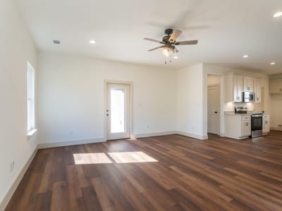 Primary bedroom at 315 String Prairie Way - 2 bed 2 bath home