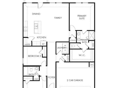 Kitchen at 316 Gristmill Rd - 3 bed 2 bath home