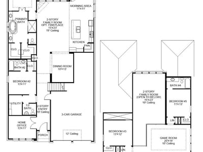 Living area at 317 Gary Wayne Dr - 5 bed 4 bath home