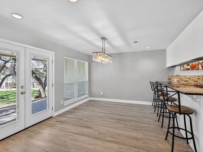 Living area at 320 Twin Sails Unit #23 - 3 bed 3 bath home
