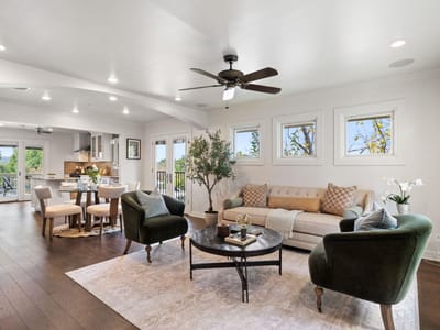 Living area at 3200 Maywood Ave - 3 bed 3 bath home