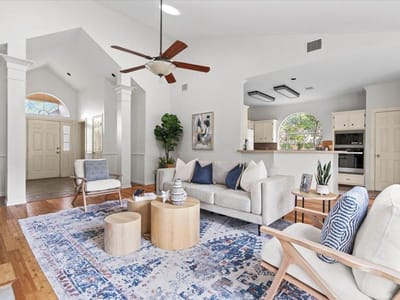 Living area at 3201 Sesbania DR - 3 bed 2 bath home