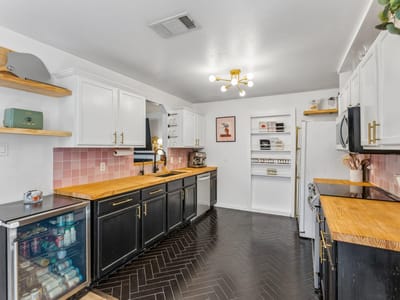 Living area at 3204 Crownover St - 3 bed 2 bath home