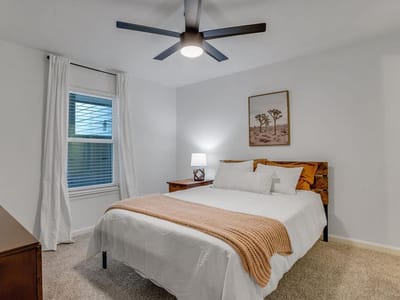 Primary bedroom at 3204 Menchaca RD Unit #103 - 2 bed 2 bath home