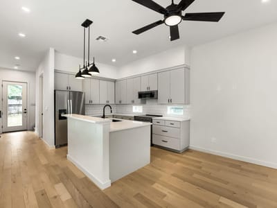 Primary bedroom at 3204 Overcup Oak DR Unit #B - 2 bed 2 bath home