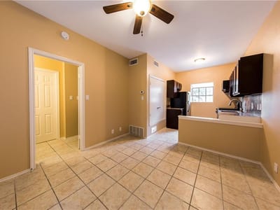 Living area at 3206 King ST Unit #208 - 1 bed 1 bath home