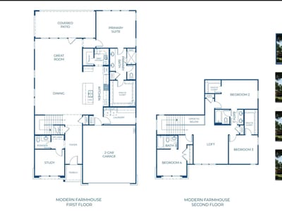 Living area at 321 Ridgeway LN - 4 bed 3 bath home