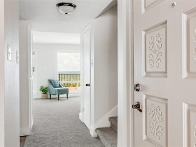 Primary bedroom at 3216 Poe CV Unit #4D - 2 bed 1 bath home