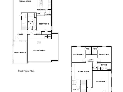 Living area at 325 Denali Dr - 4 bed 3 bath home