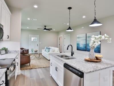 Kitchen at 325  String Prairie Way Lot 12 - 4 bed 2 bath home
