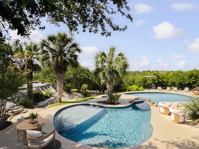 Living area at 3304 Barton Creek BLVD - 6 bed 6 bath home