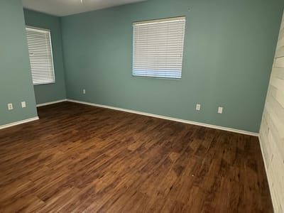 Primary bedroom at 3309 Crownover St - 3 bed 2 bath home