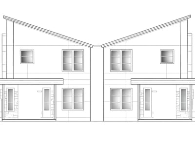 Primary bedroom at 3309 Goodwin Ave Unit #A - 3 bed 2 bath home