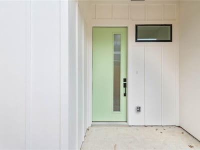 Primary bedroom at 3321 Hemlock Ave Unit #2 - 2 bed 2 bath home