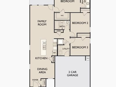 Living area at 336 Sieders ST - 3 bed 2 bath home