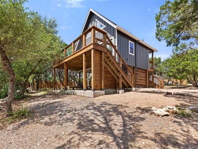 Primary bedroom at 3403 FM 2325 - OUT/Hays, Wimberley, TX