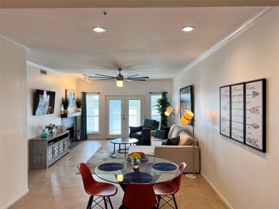 Living area at 3404 American DR Unit #3202 - 2 bed 2 bath home