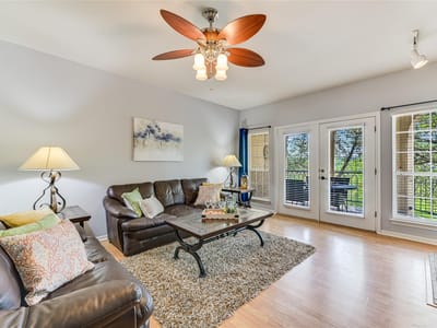 Primary bedroom at 3404 American DR Unit #3208 - 2 bed 2 bath home