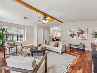 Living area at 3408 Larkspur WAY - 3 bed 2 bath home